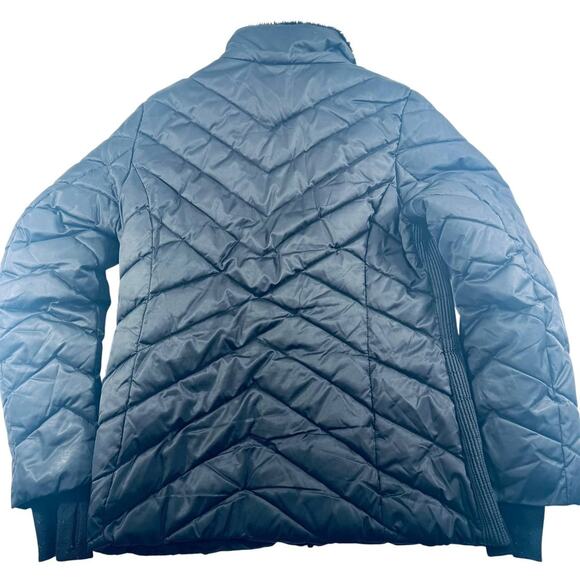 Nautica Black Puffer Jacket L/XL Water-Resistant - Picture 2 of 9
